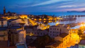 vista panoramica della città di Alghero